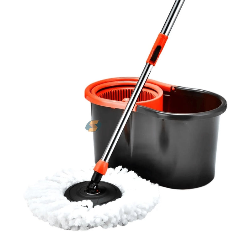 Mop Giratório Multiuso 360° Regulável Balde com Rodinha E Alça Rodo Limpeza Geral 100% original - Confira a qualidade do produto no final da página