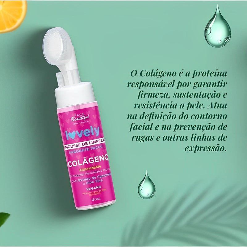 Mousse de Limpeza Facial com Aplicador de Silicone + PRESENTE (GRÁTIS) - Veja a qualidade do nosso produto no final da página