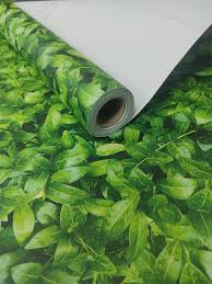 Folha verde Papel de parede 5 metros por 45 cm - Veja a qualidade do nosso produto no final da página