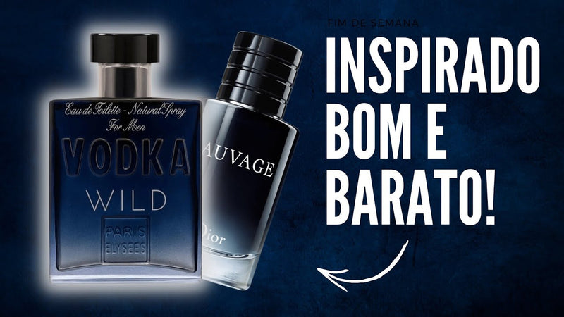 Vodka Wild Inspirado no Sauvage da Dior (100 ml) - Veja a qualidade do nosso produto no final da página